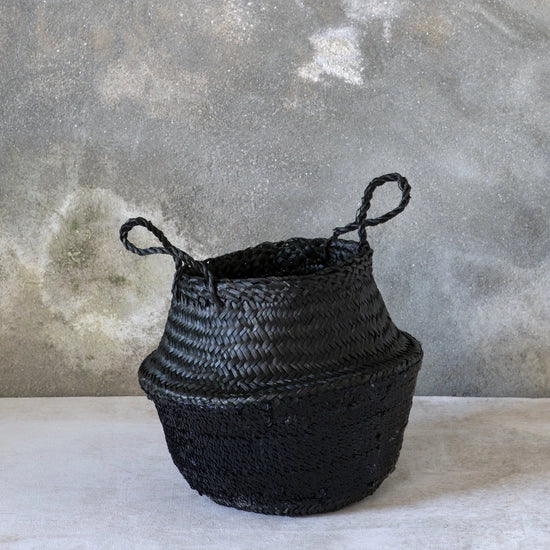 Black Sequin Basket